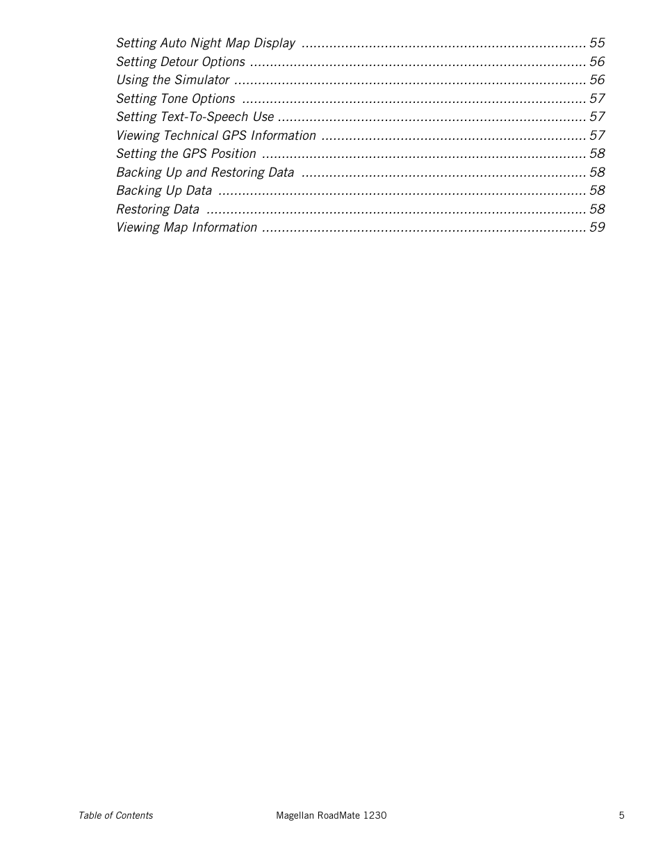 Magellan RoadMate 1230 User Manual | Page 9 / 68