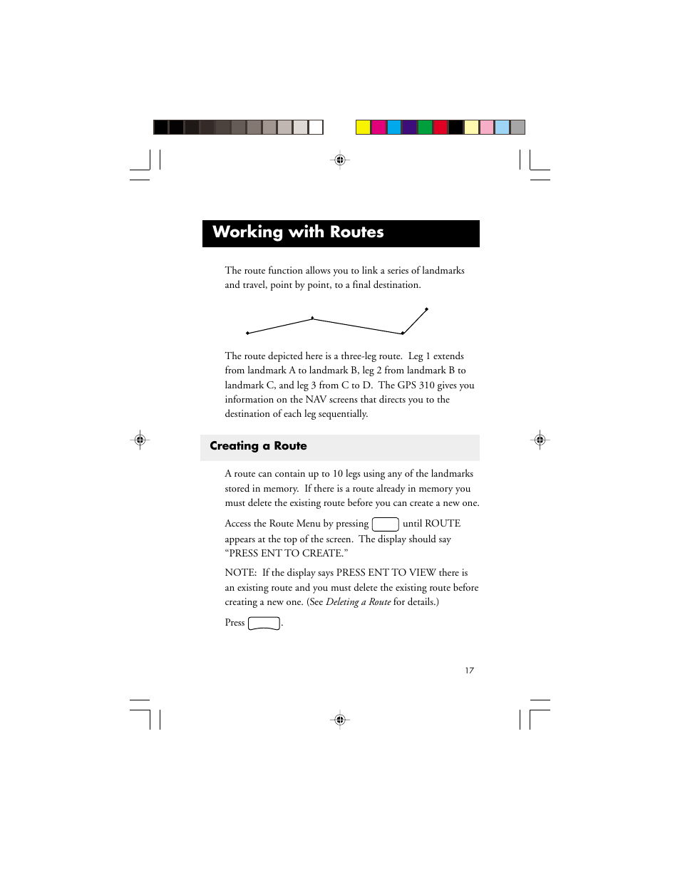 Working with routes | Magellan GPS 310 User Manual | Page 23 / 62