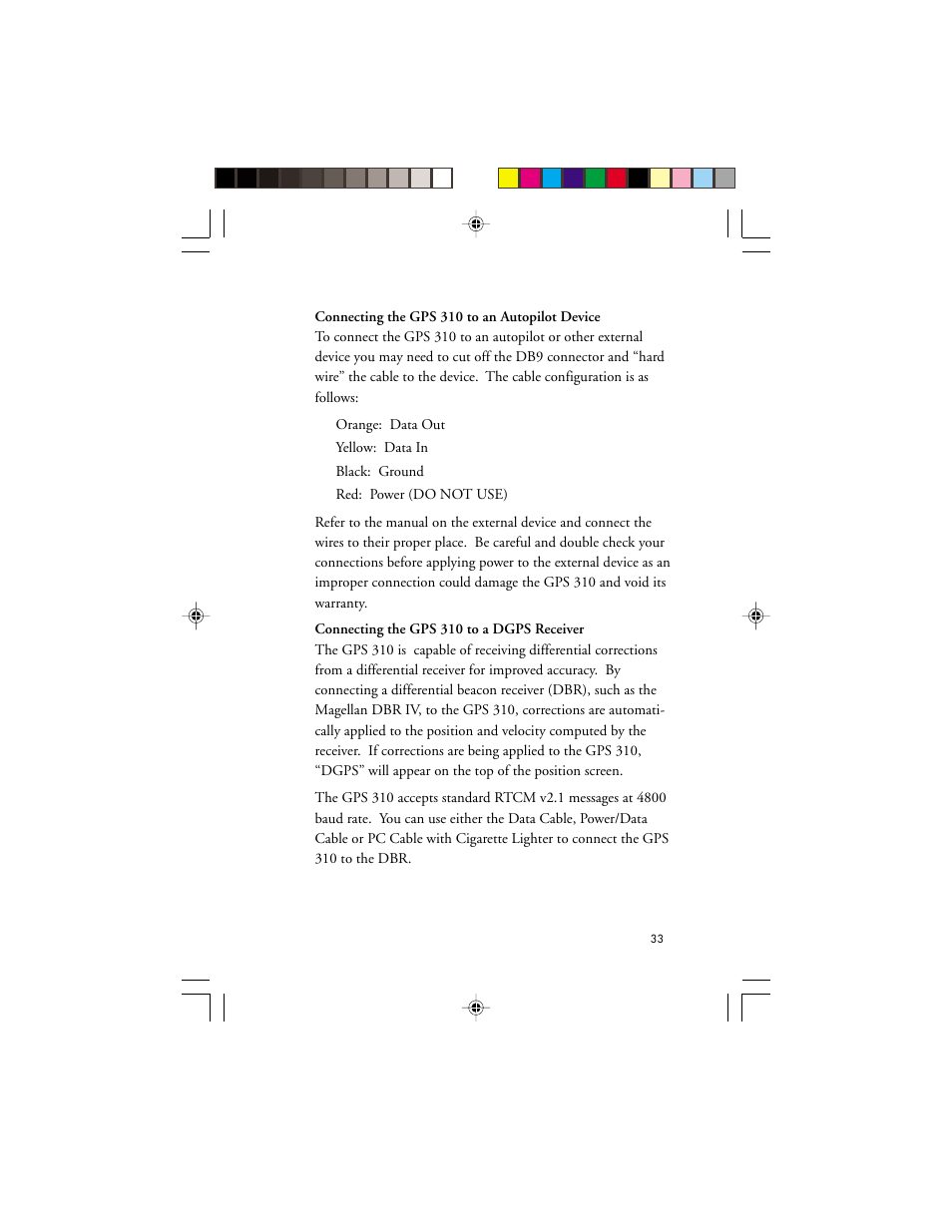 Magellan GPS 310 User Manual | Page 39 / 62