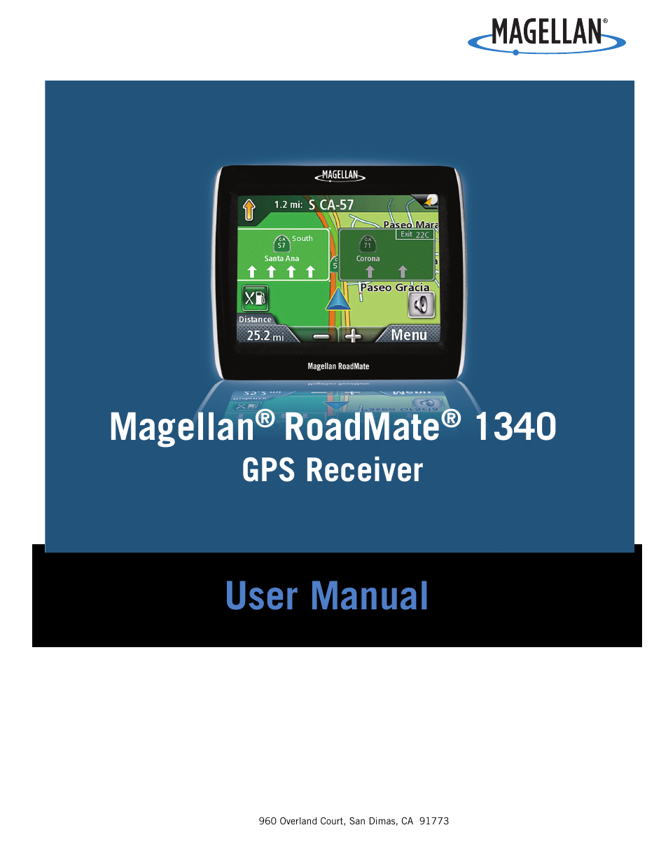 Magellan RoadMate 1340 User Manual | 44 pages