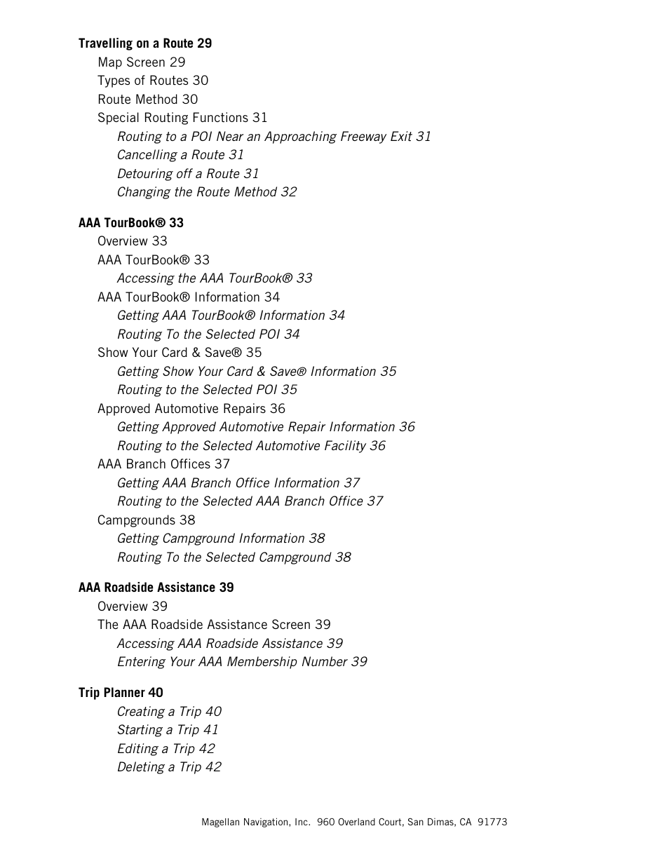 Magellan 3140 User Manual | Page 7 / 67