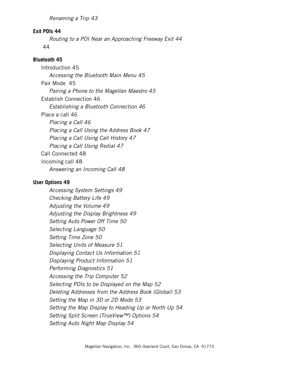 Magellan 3140 User Manual | Page 8 / 67