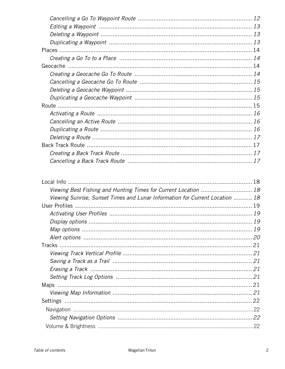 Magellan Triton 300 User Manual | Page 6 / 30