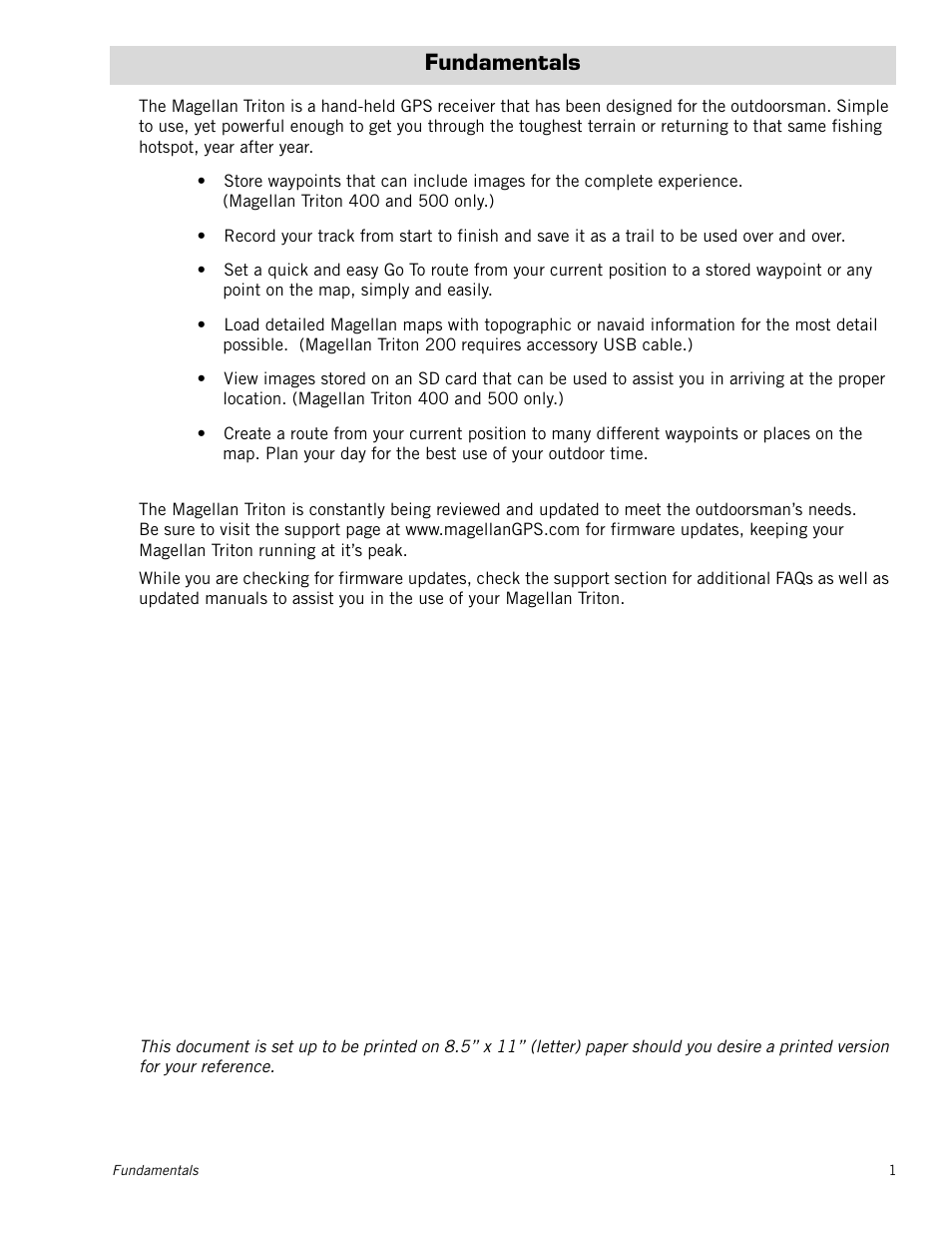 Magellan Triton 300 User Manual | Page 8 / 30