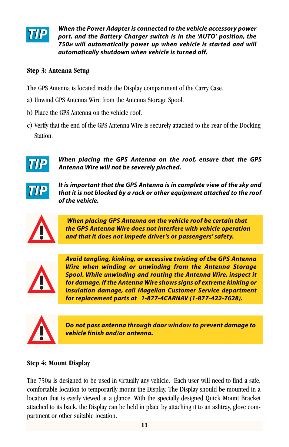 Magellan 750M User Manual | Page 12 / 30