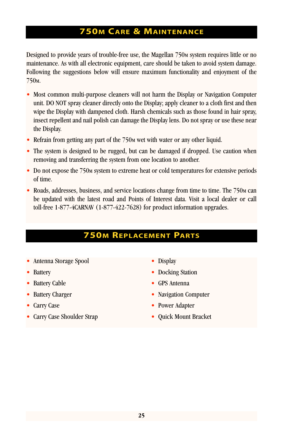 Magellan 750M User Manual | Page 26 / 30