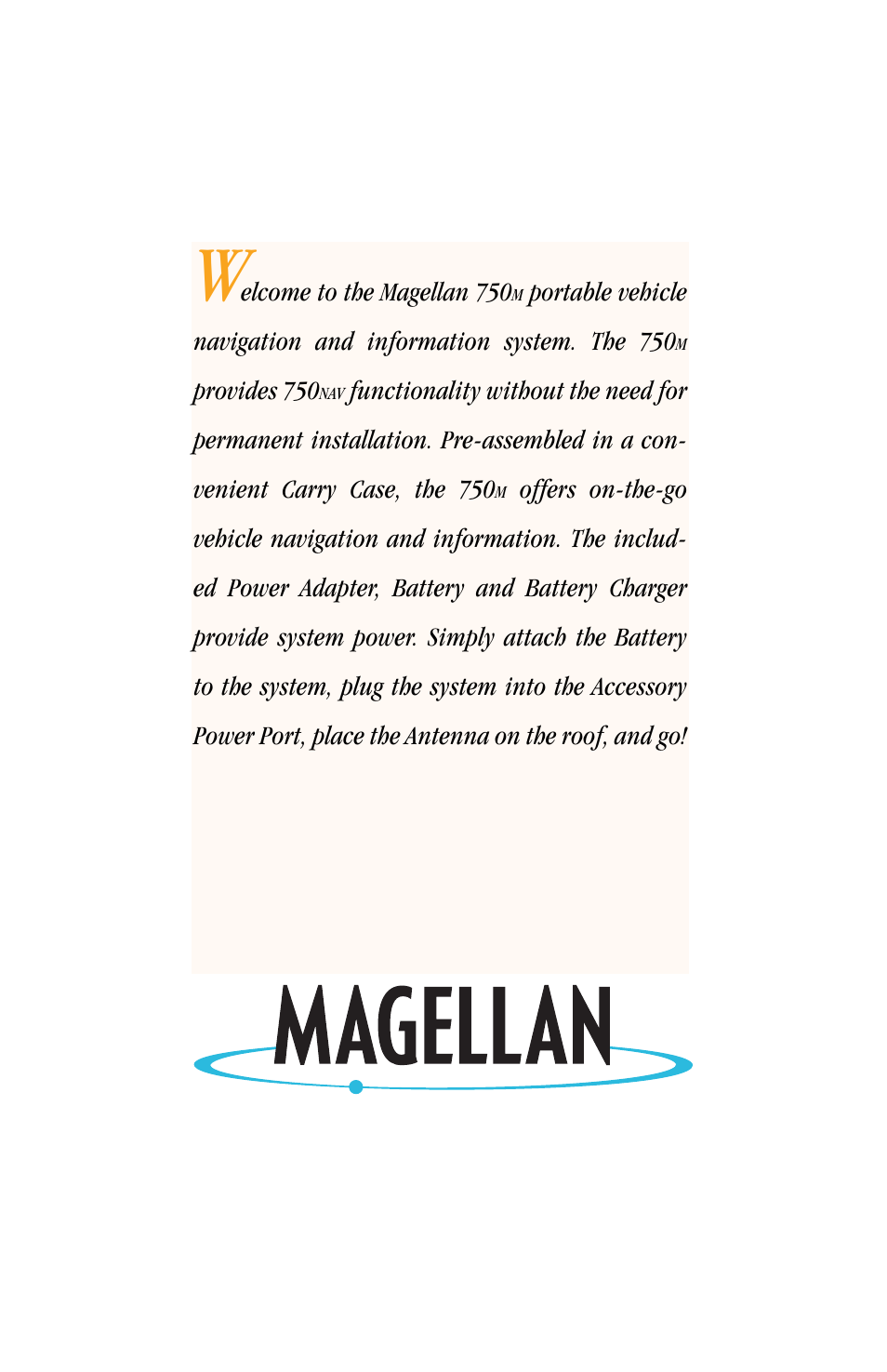 Magellan 750M User Manual | Page 29 / 30