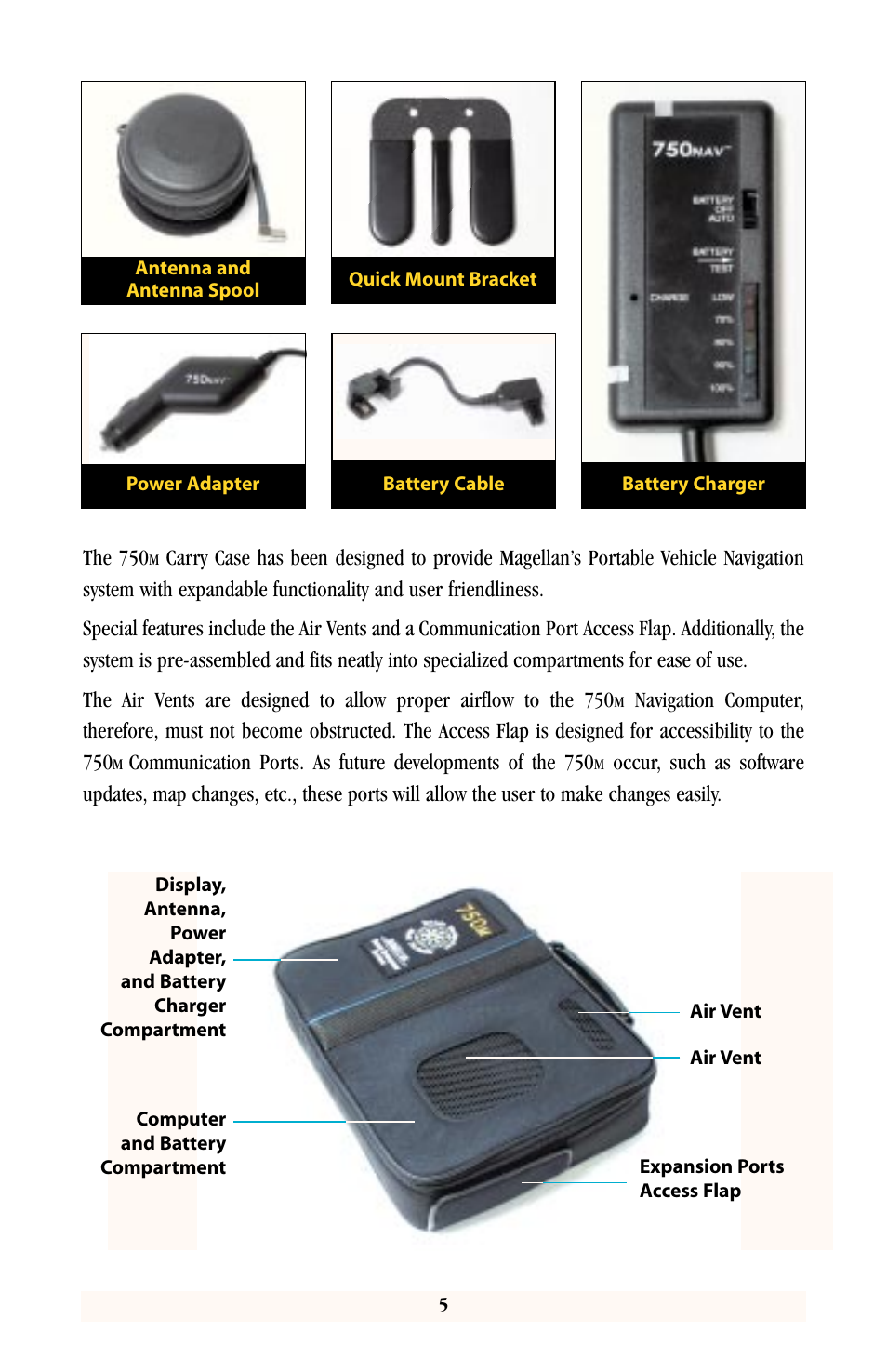 Magellan 750M User Manual | Page 6 / 30