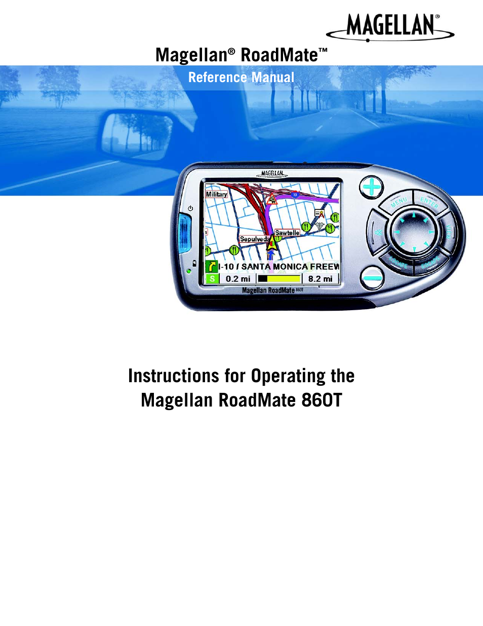 Magellan ROADMATE 860T User Manual | 106 pages
