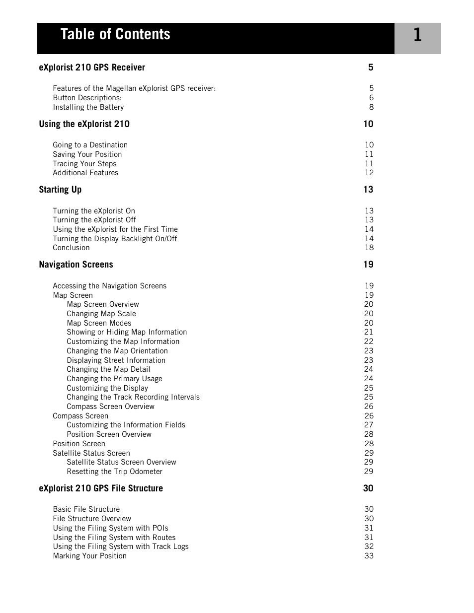 Magellan eXplorist 210 User Manual | Page 4 / 98