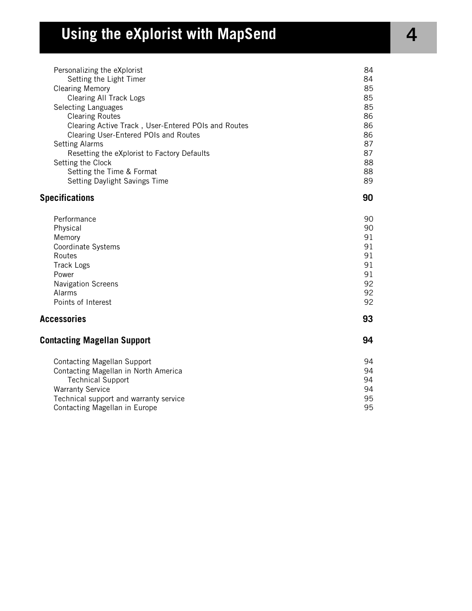 Using the explorist with mapsend | Magellan eXplorist 210 User Manual | Page 7 / 98
