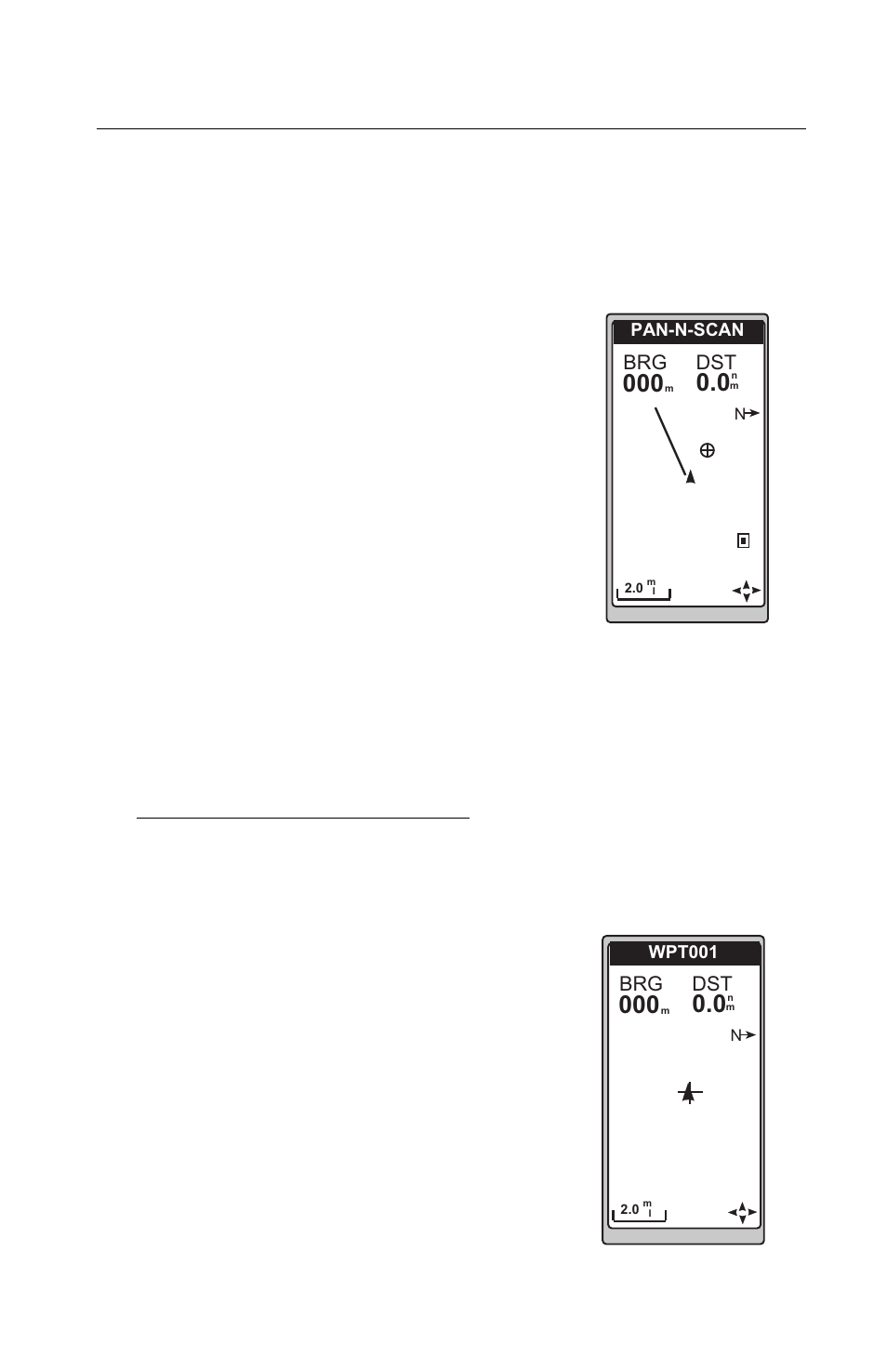 Selecting pan-n-scan, Displaying waypoint information | Magellan GPS Tracker User Manual | Page 33 / 102