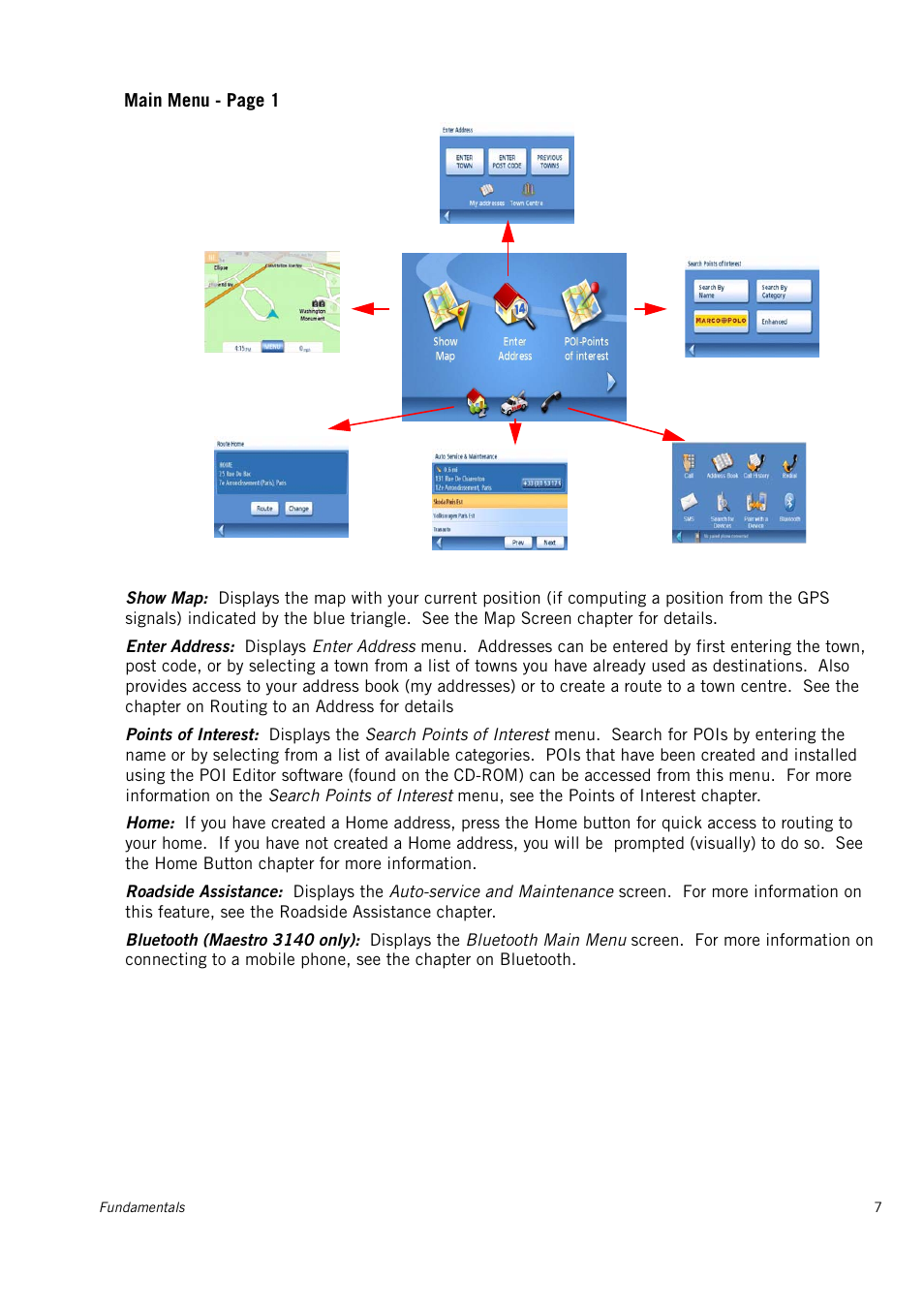 Magellan Maestro 3150 User Manual | Page 12 / 65