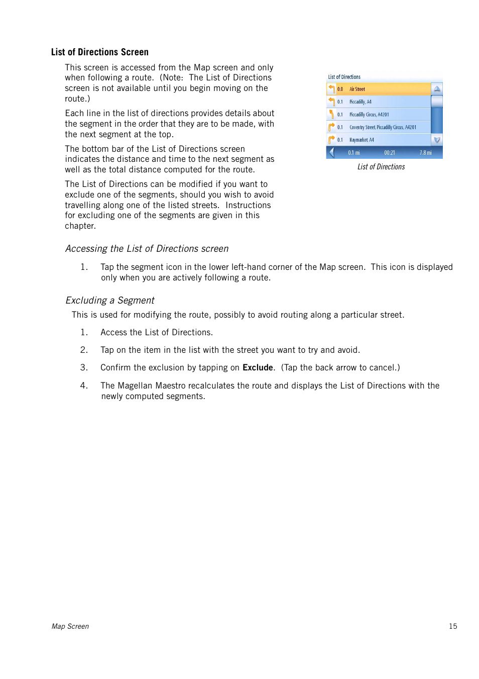 Magellan Maestro 3150 User Manual | Page 20 / 65