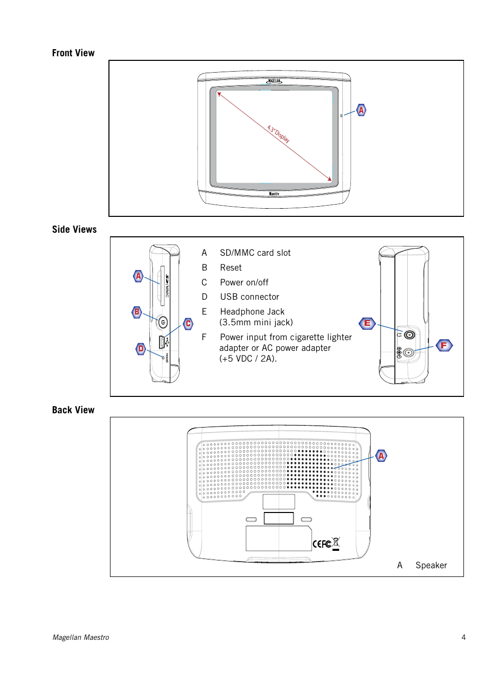 Magellan Maestro 3150 User Manual | Page 9 / 65