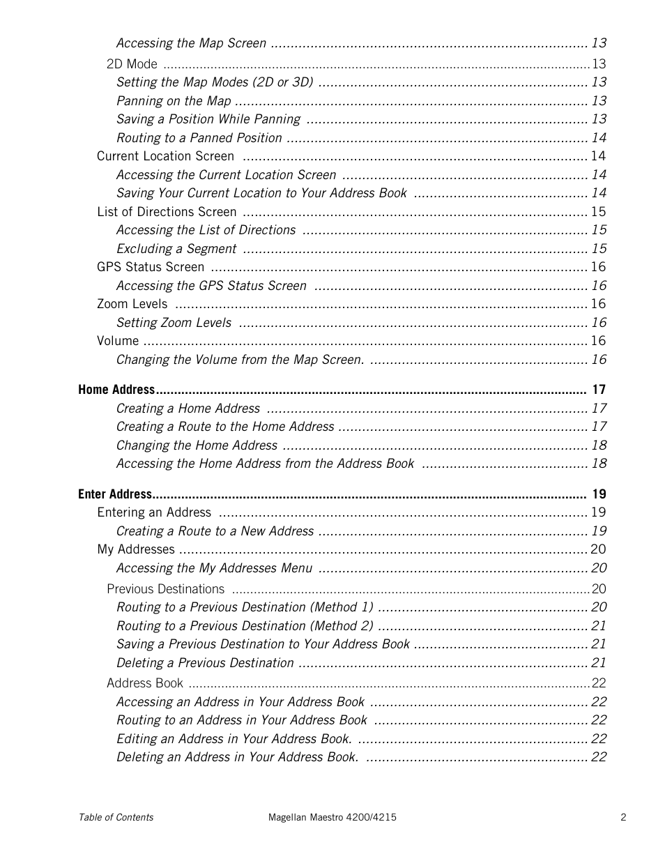 Magellan Maestro 4215 User Manual | Page 6 / 59