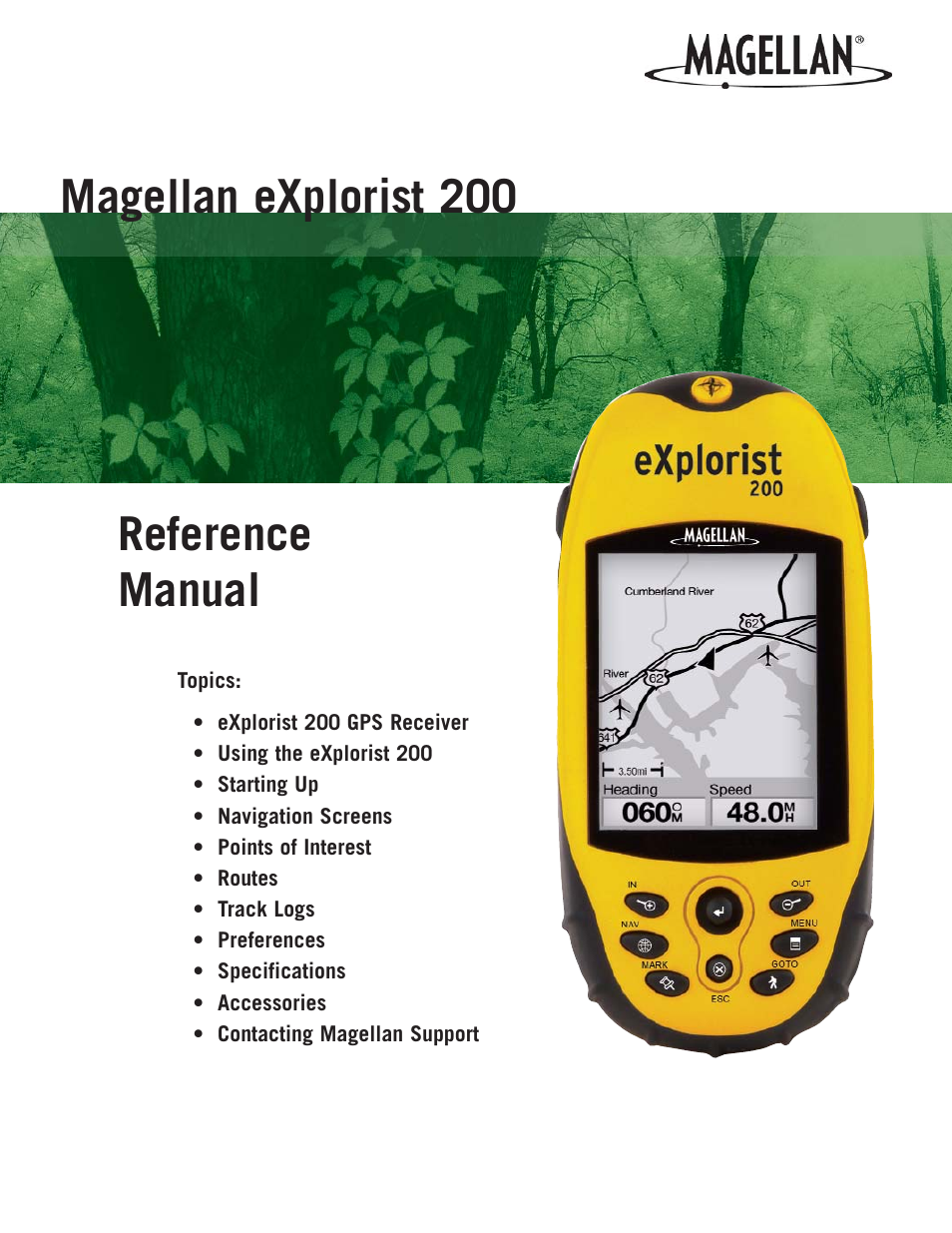 Magellan eXplorist 200 User Manual | 83 pages