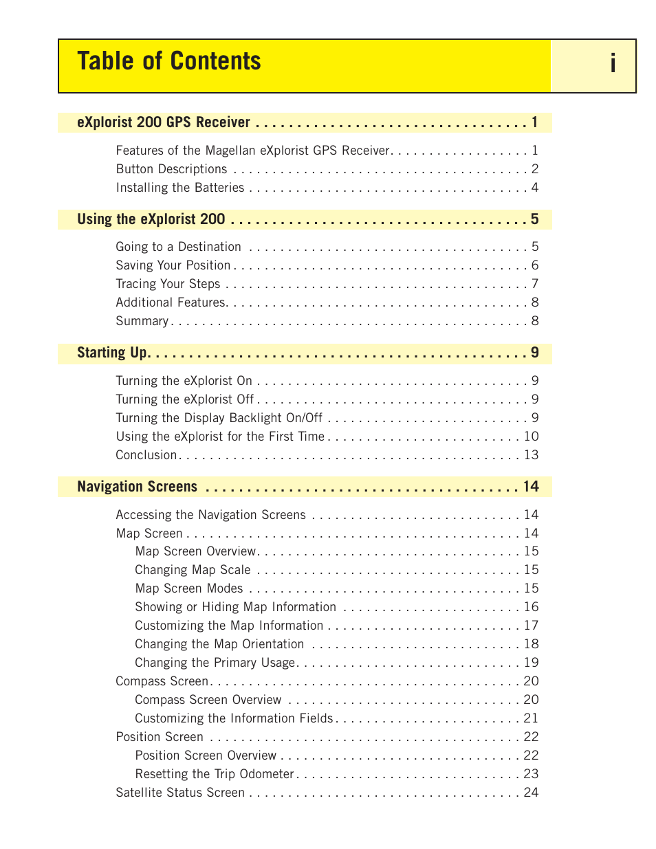 Magellan eXplorist 200 User Manual | Page 3 / 83