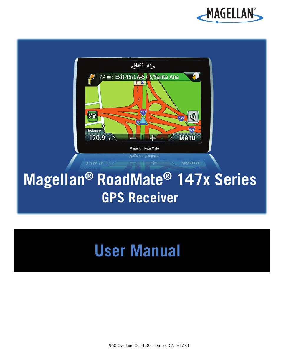 Magellan RoadMate 147x Series User Manual | 48 pages