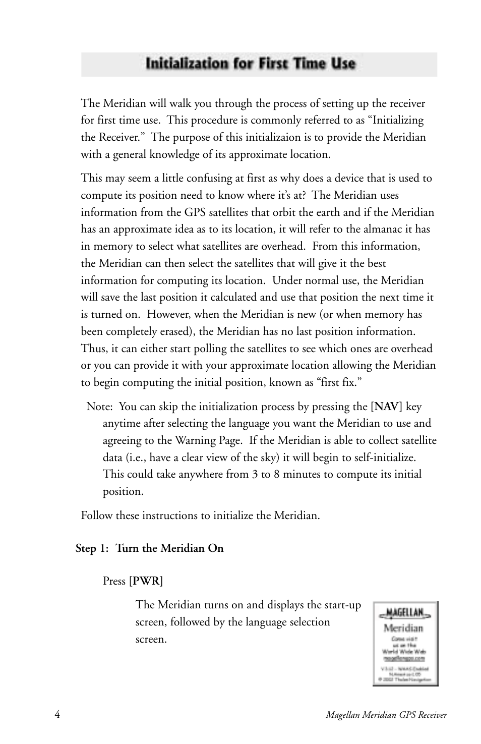 Magellan meridian series User Manual | Page 12 / 102