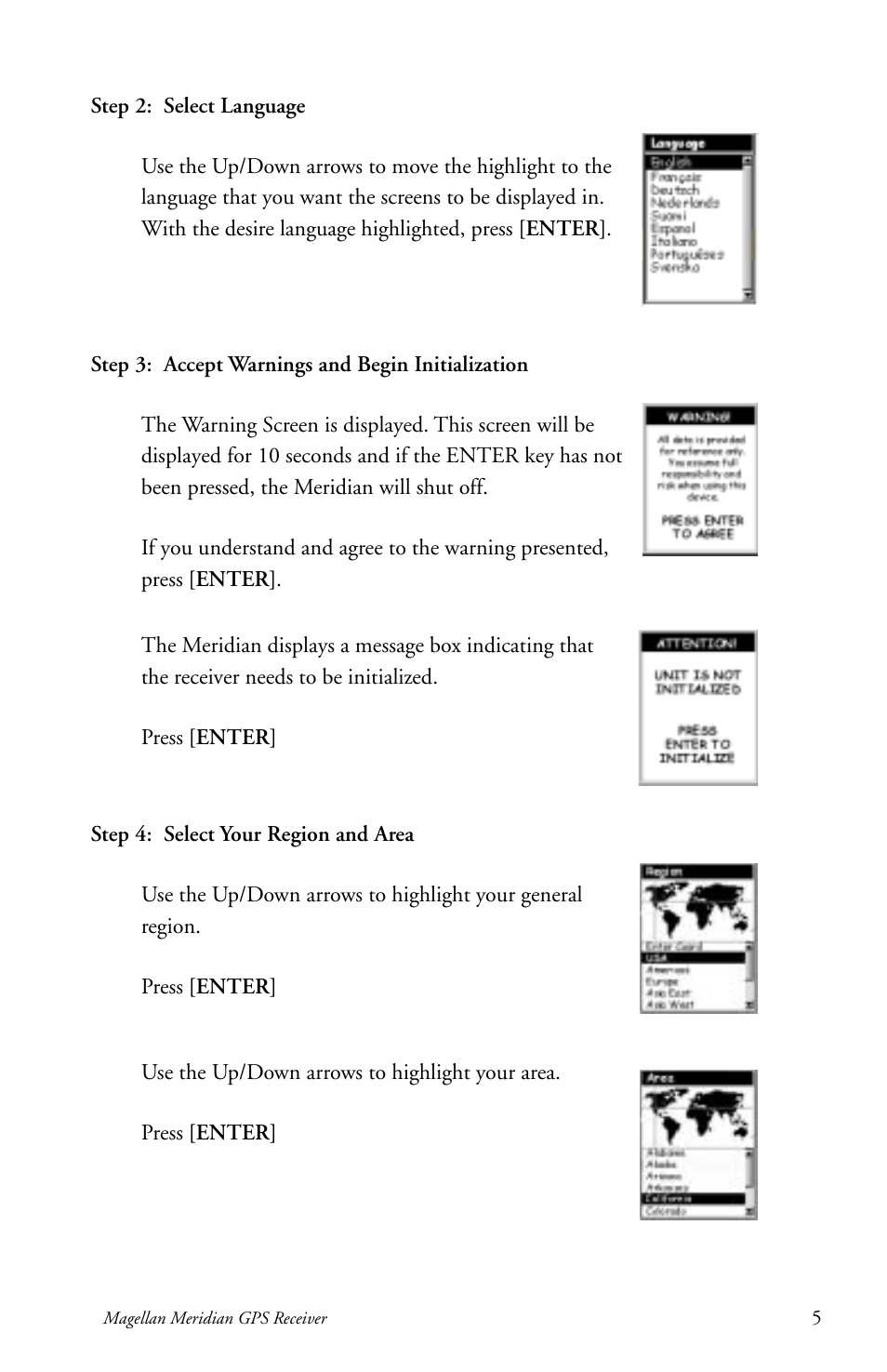 Magellan meridian series User Manual | Page 13 / 102