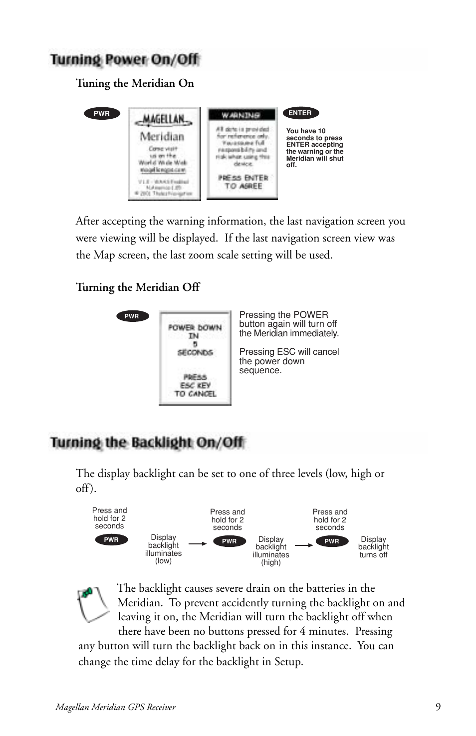 Magellan meridian series User Manual | Page 17 / 102