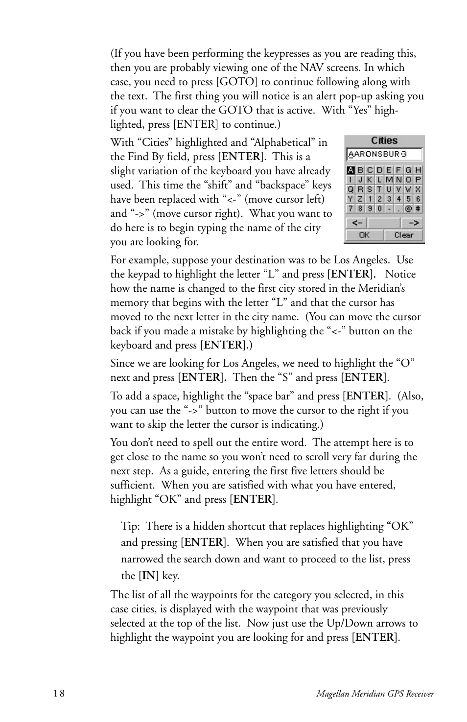 Magellan meridian series User Manual | Page 26 / 102