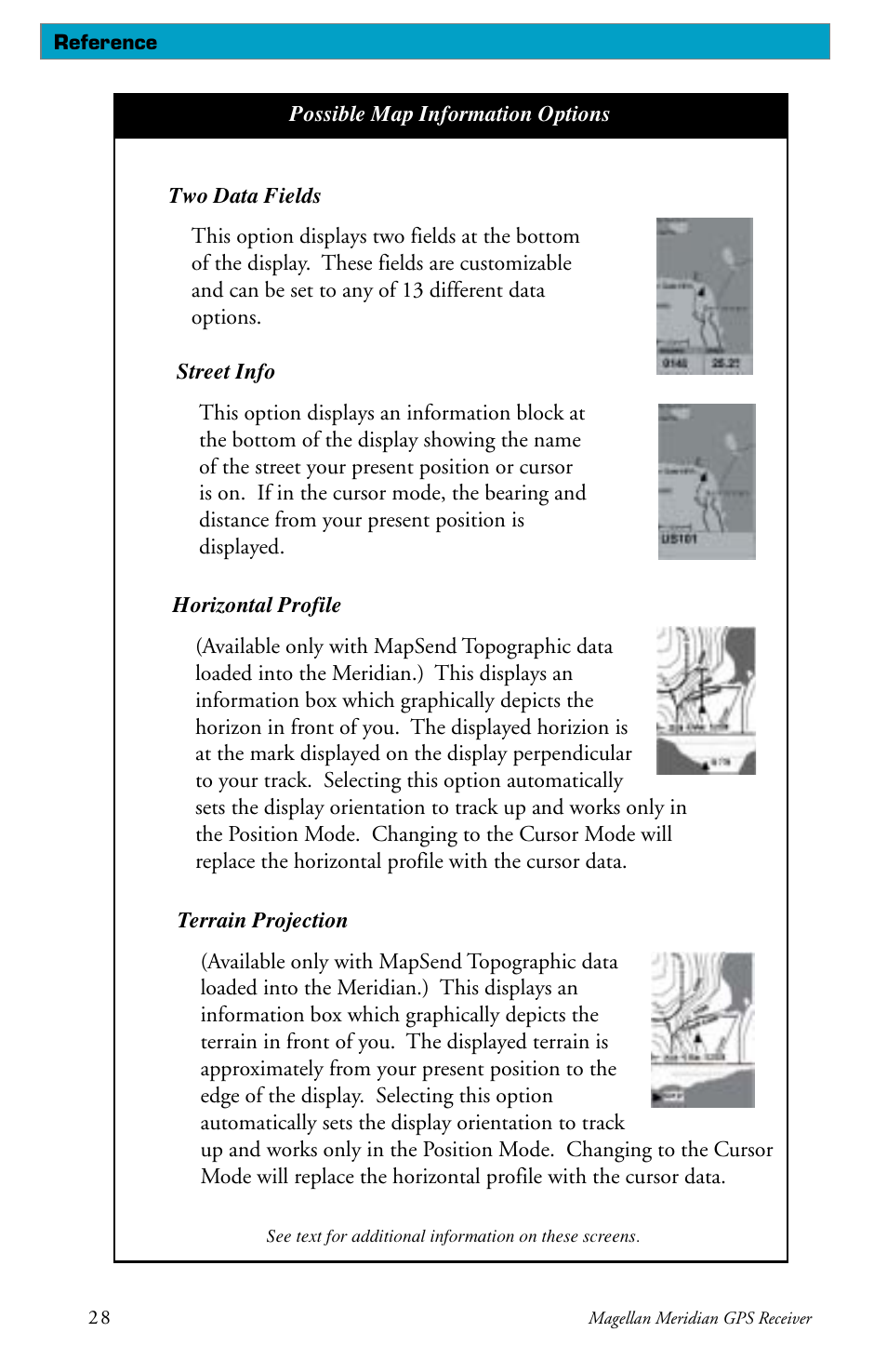 Magellan meridian series User Manual | Page 36 / 102