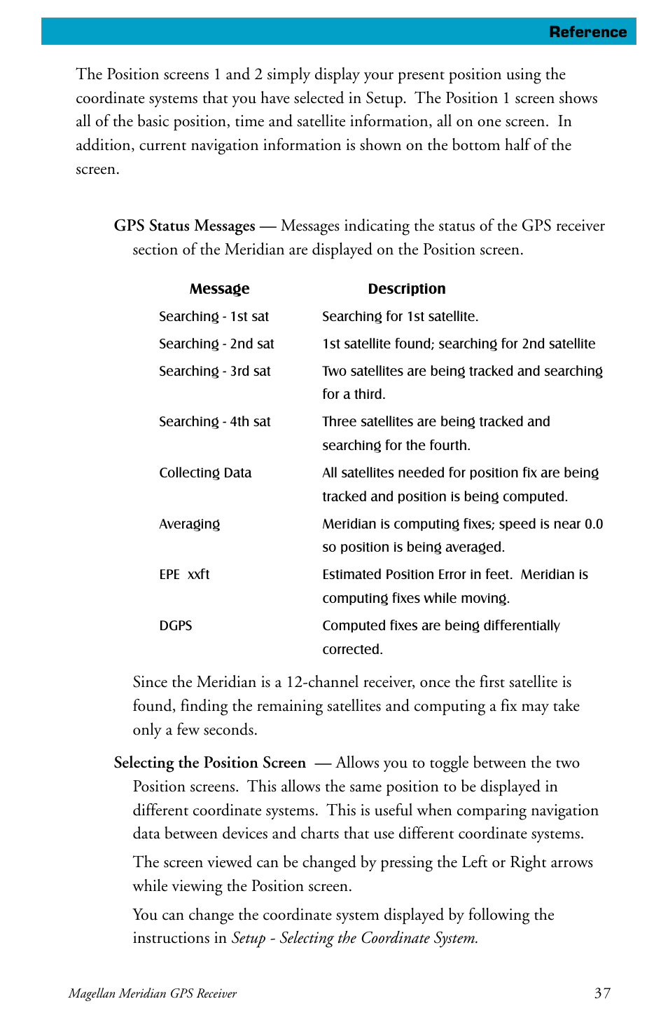Magellan meridian series User Manual | Page 45 / 102