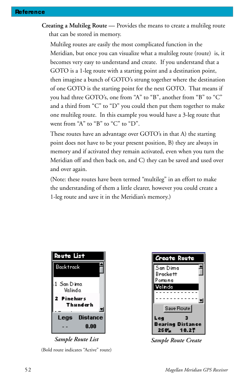 Magellan meridian series User Manual | Page 60 / 102