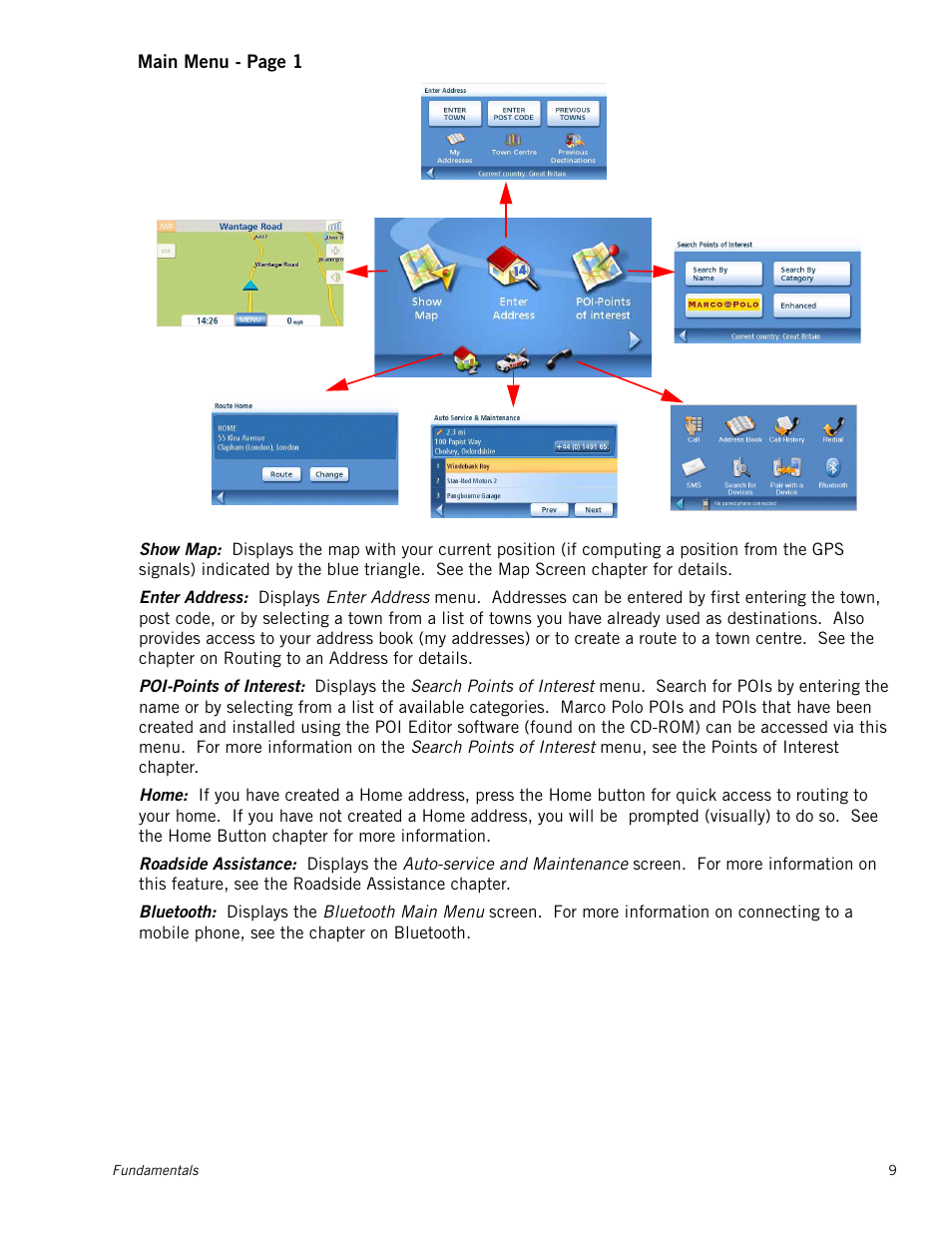 Magellan Maestro 4245 User Manual | Page 18 / 70