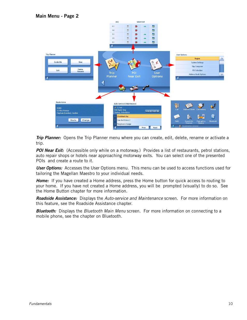 Magellan Maestro 4245 User Manual | Page 19 / 70