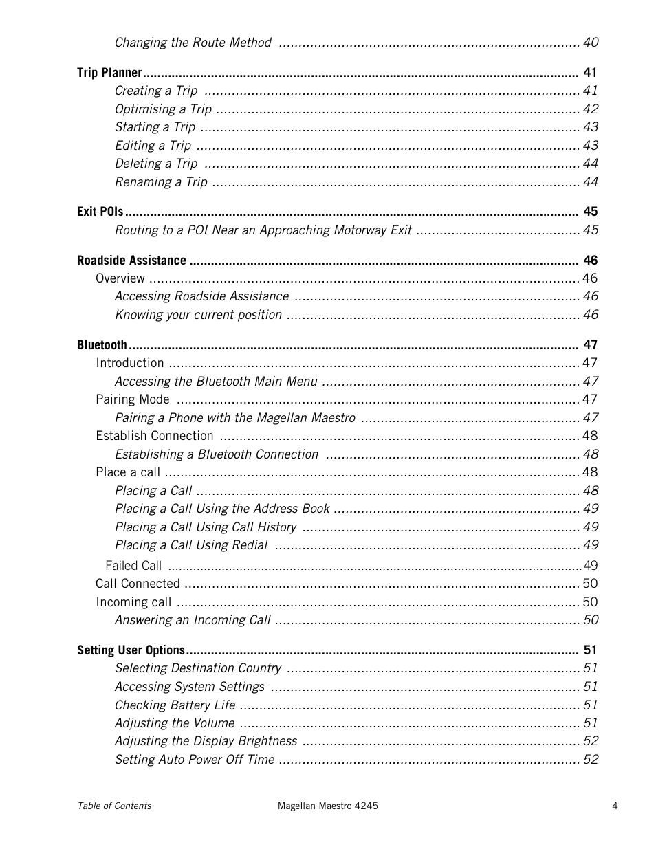 Magellan Maestro 4245 User Manual | Page 8 / 70