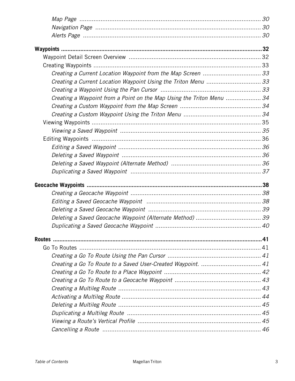 Magellan Triton 2000 User Manual | Page 7 / 67