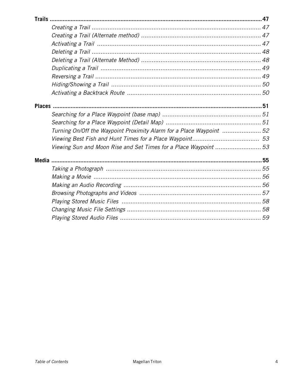 Magellan Triton 2000 User Manual | Page 8 / 67