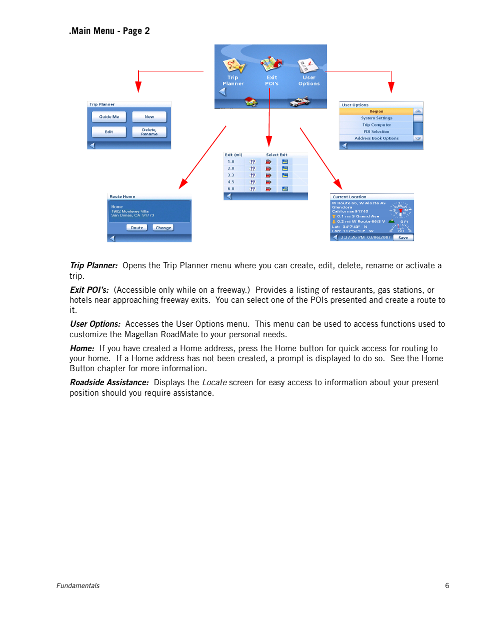 Magellan RoadMate 1212 User Manual | Page 14 / 60