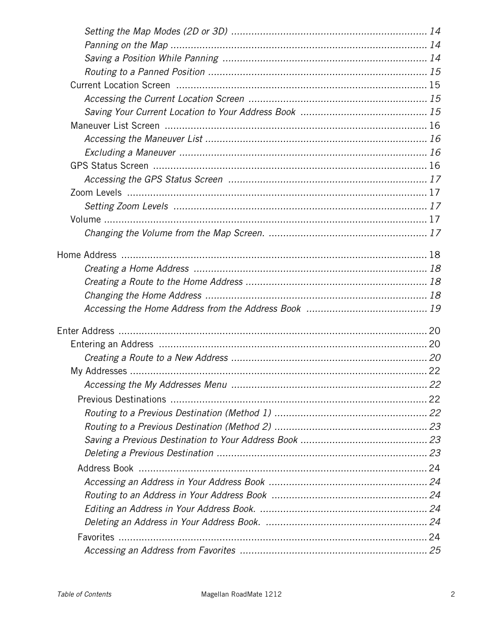 Magellan RoadMate 1212 User Manual | Page 6 / 60