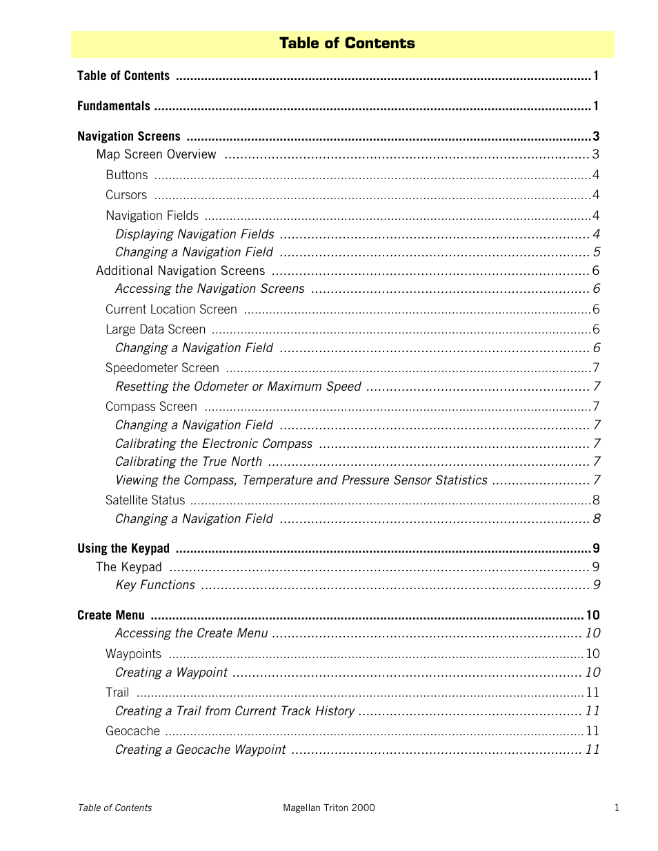 Magellan RoadMate 2000 User Manual | Page 5 / 33