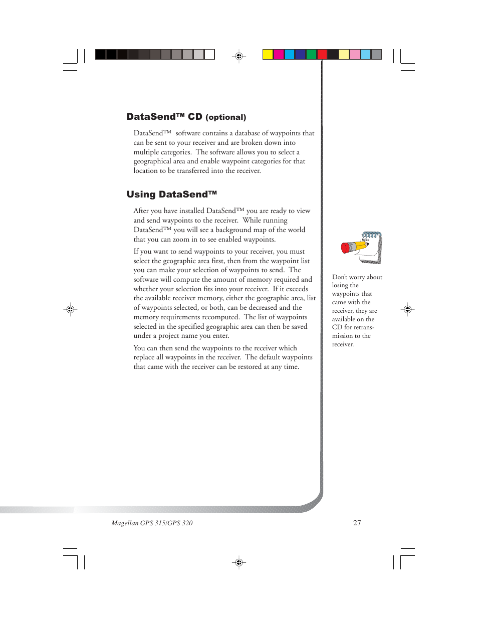 Magellan GPS 320 User Manual | Page 35 / 78