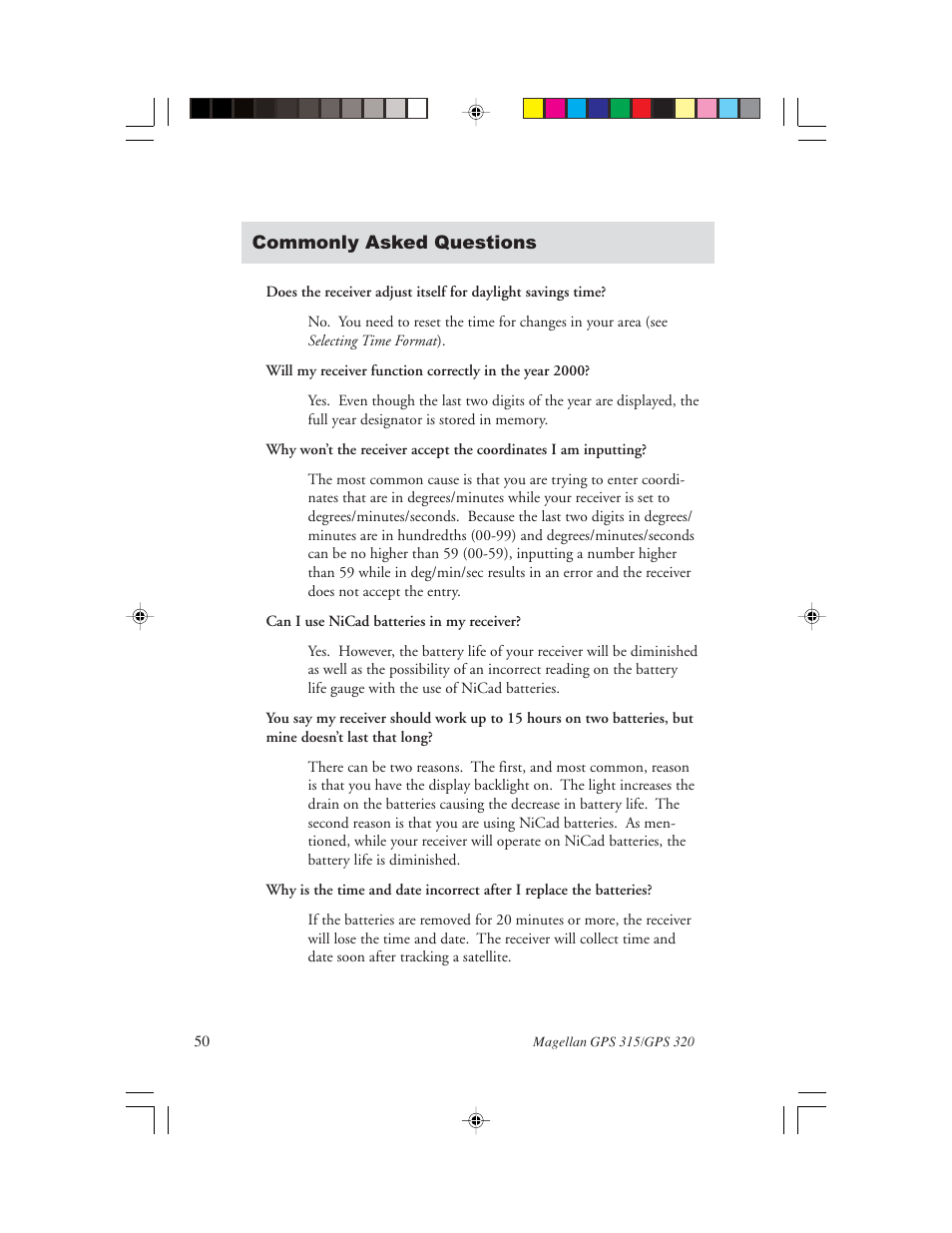 Magellan GPS 320 User Manual | Page 58 / 78