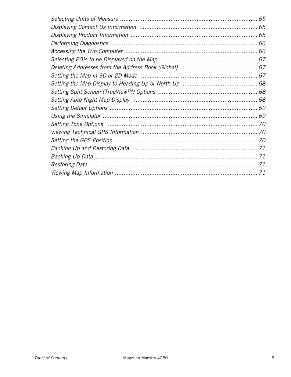 Magellan Maestro 4250 User Manual | Page 10 / 82