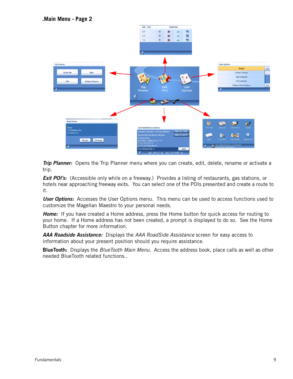 Magellan Maestro 4250 User Manual | Page 19 / 82