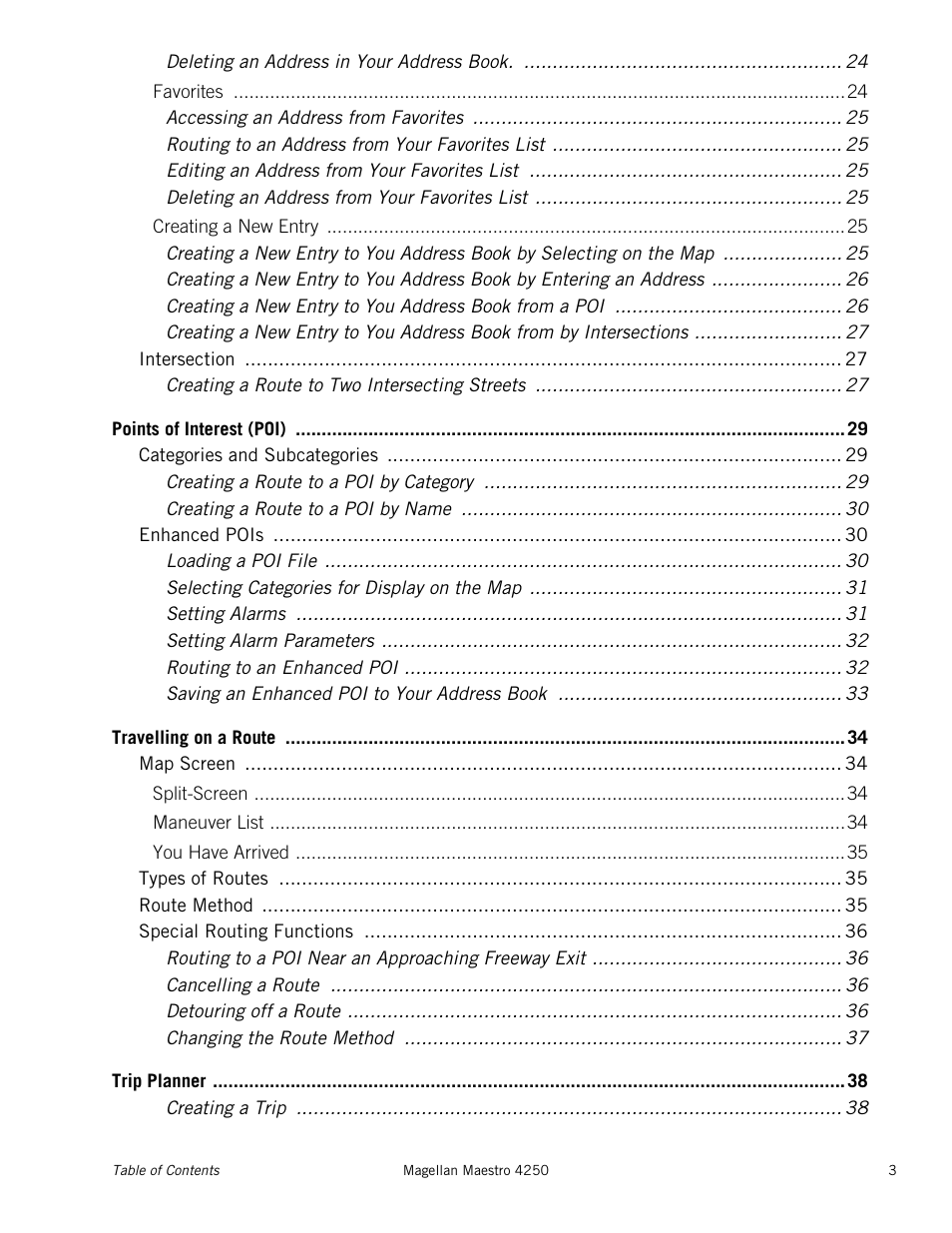 Magellan Maestro 4250 User Manual | Page 7 / 82