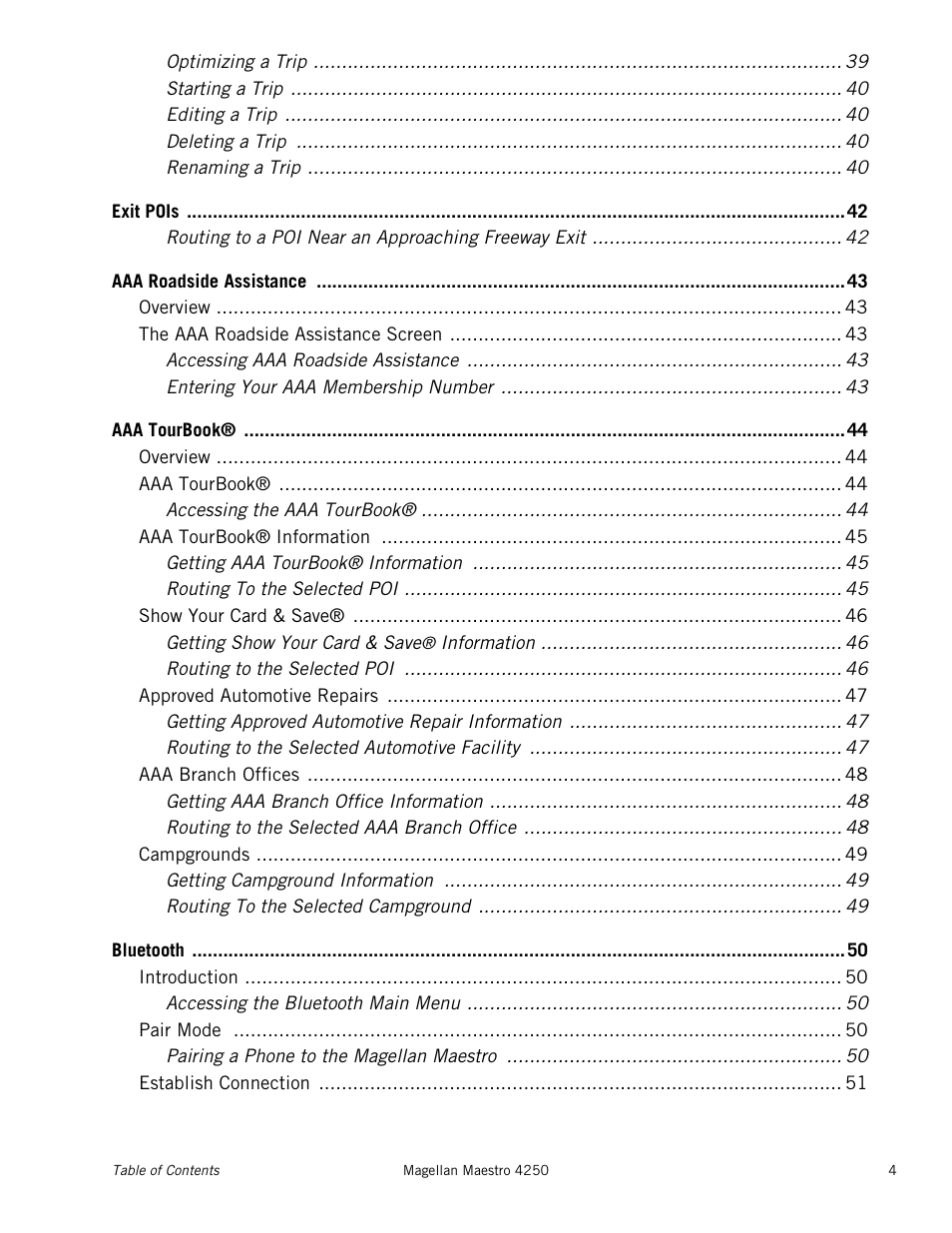 Magellan Maestro 4250 User Manual | Page 8 / 82