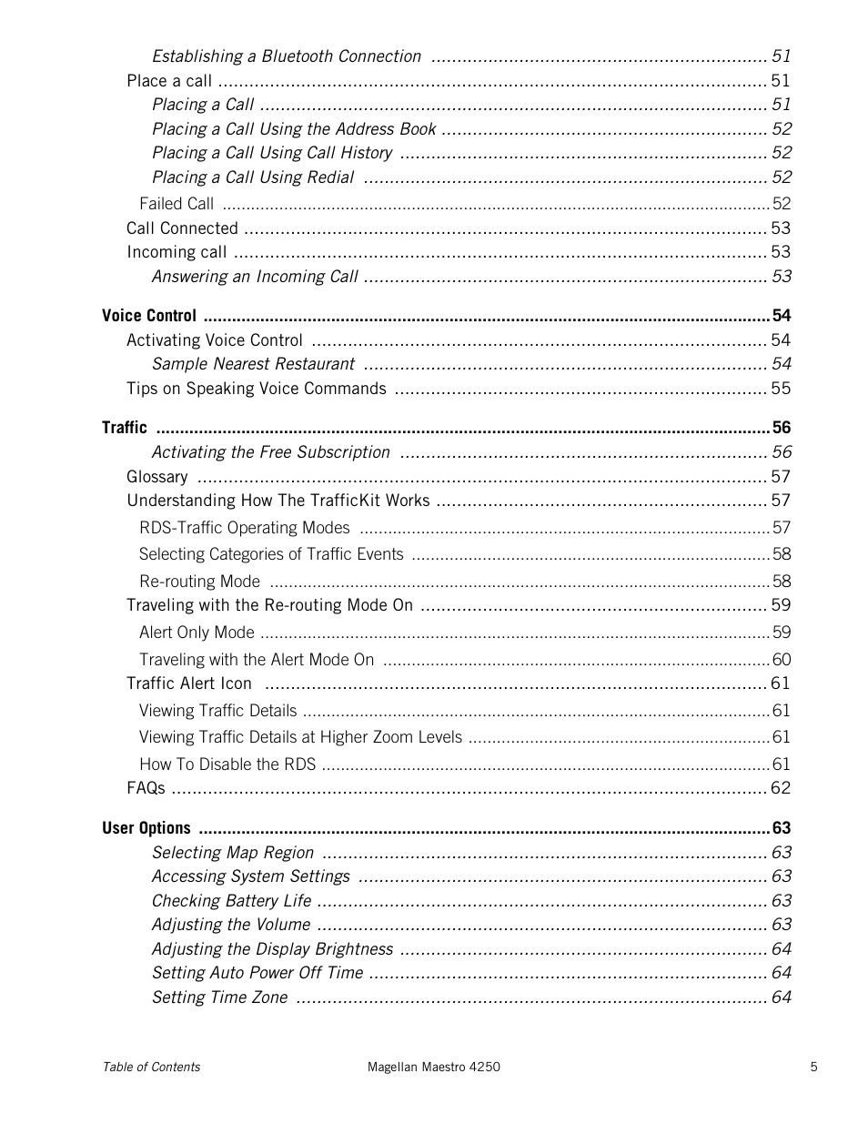 Magellan Maestro 4250 User Manual | Page 9 / 82