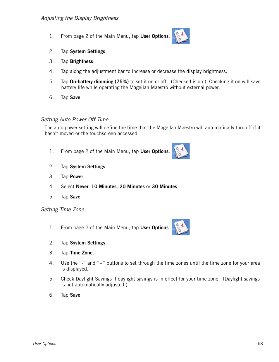 Magellan MAESTRO 5310 User Manual | Page 67 / 75