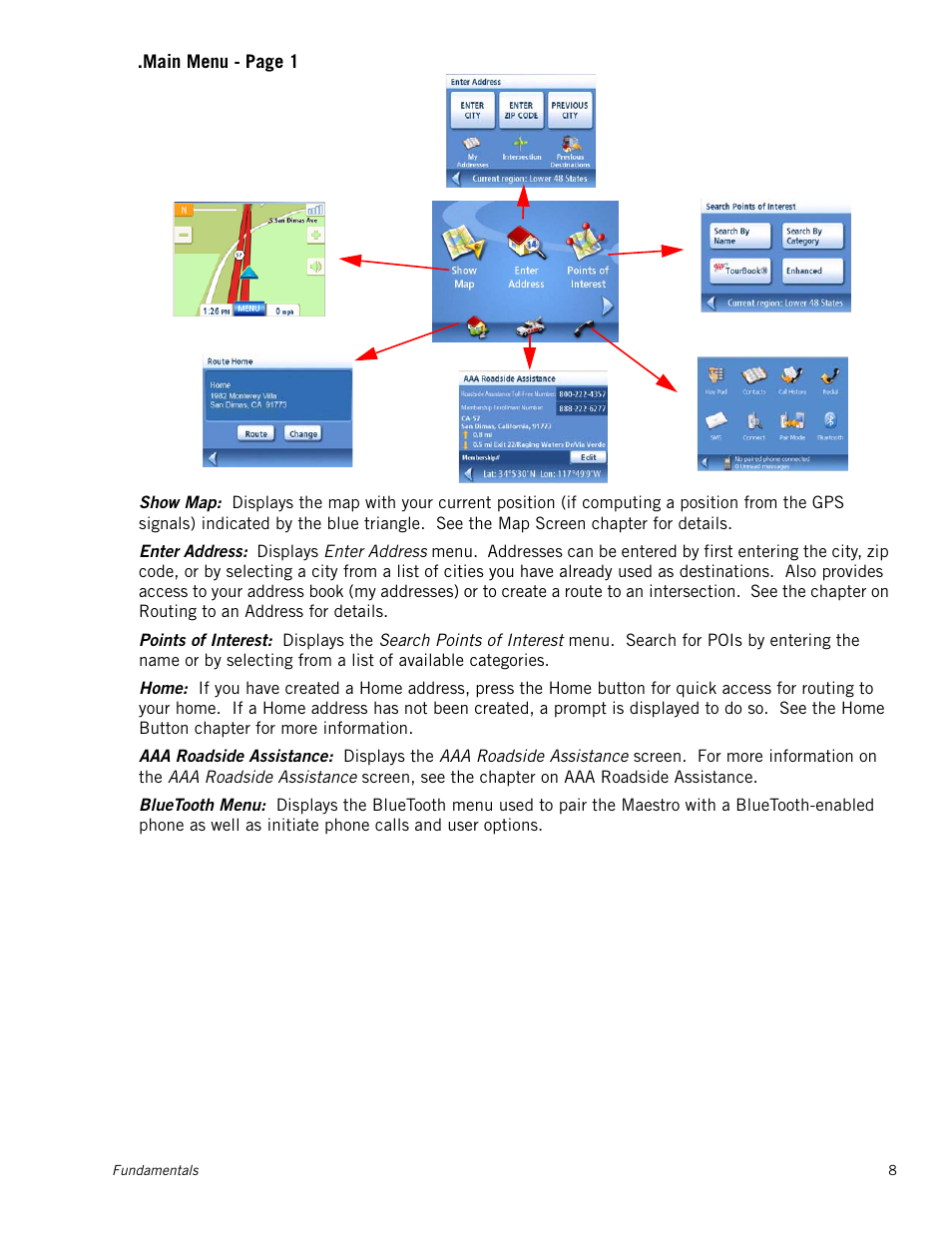 Magellan Maestro 3250 User Manual | Page 18 / 82