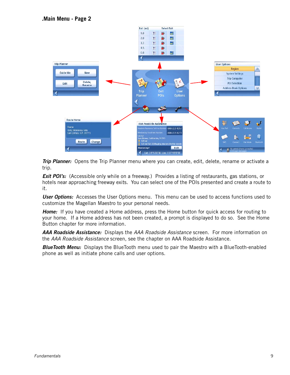 Magellan Maestro 3250 User Manual | Page 19 / 82