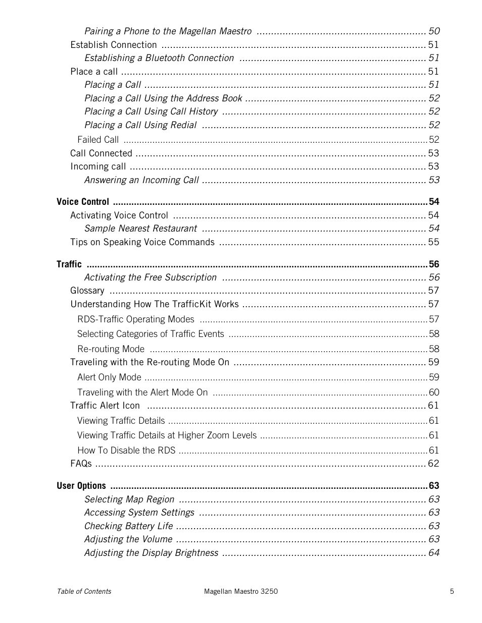 Magellan Maestro 3250 User Manual | Page 9 / 82