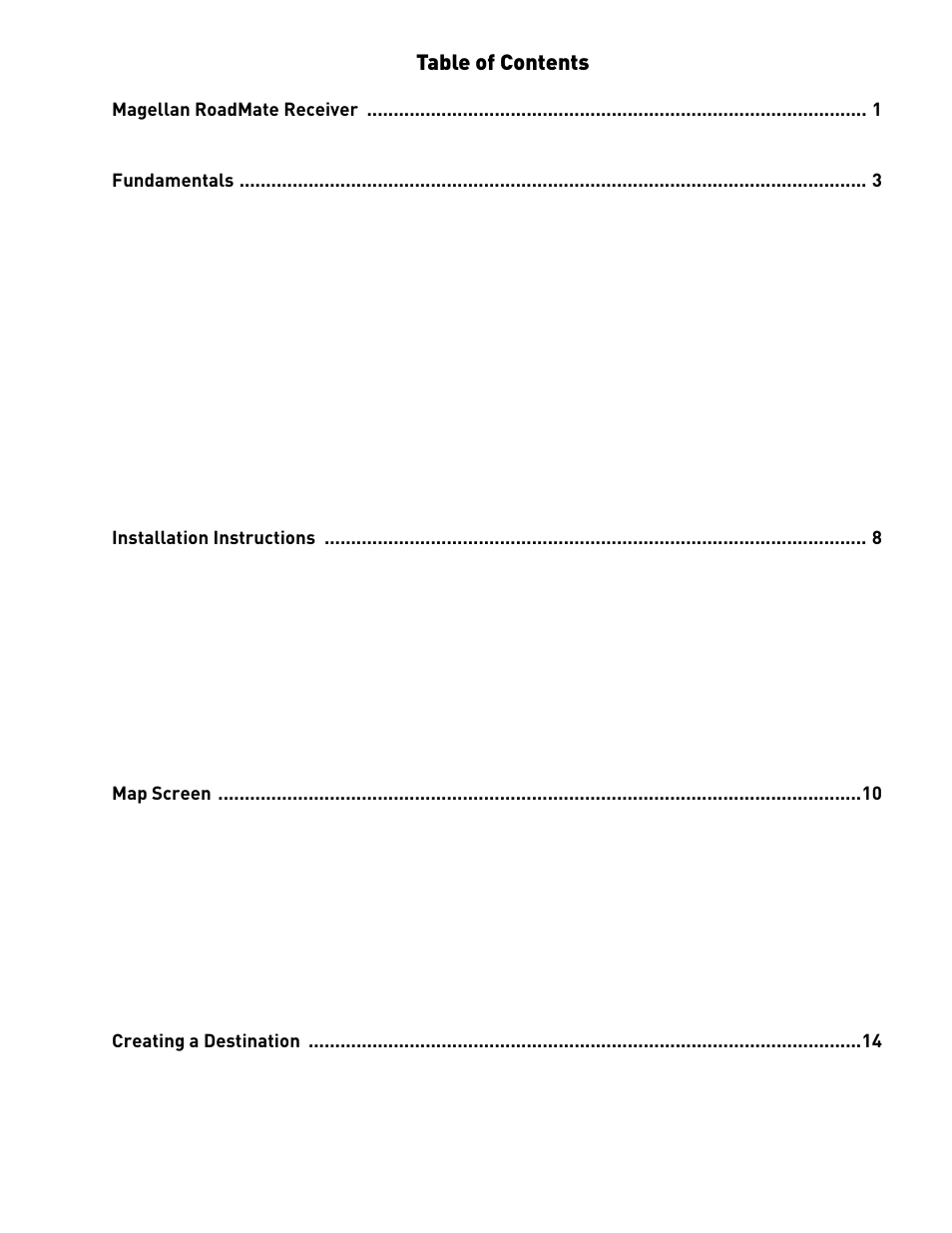 Magellan RoadMate 2055 User Manual | Page 6 / 46